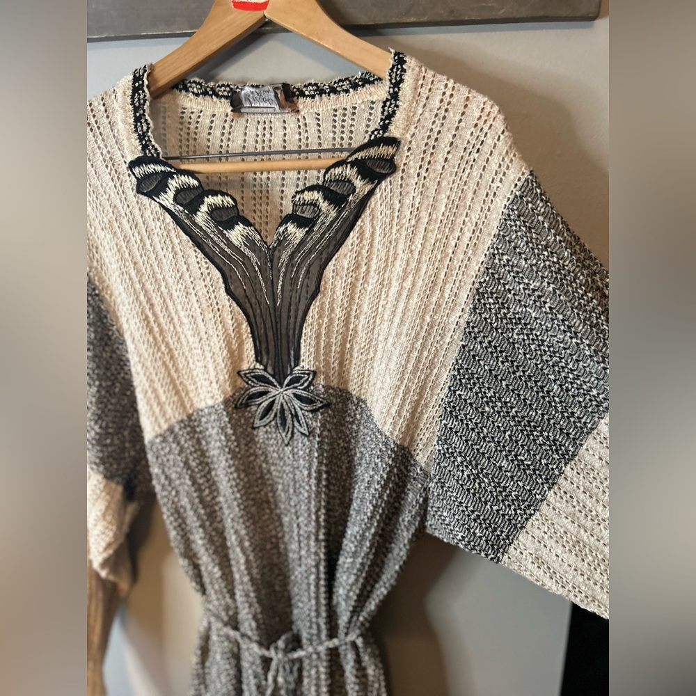 Vintage 70s Dress / tricots de Paris - Picture 6 of 16